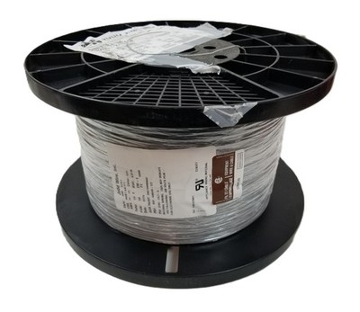 10K' 3265-24/7-8 XLPE Hook-Up Wire 24AWG Stranded 7/32 125C 150V Grey UL3265 NEW