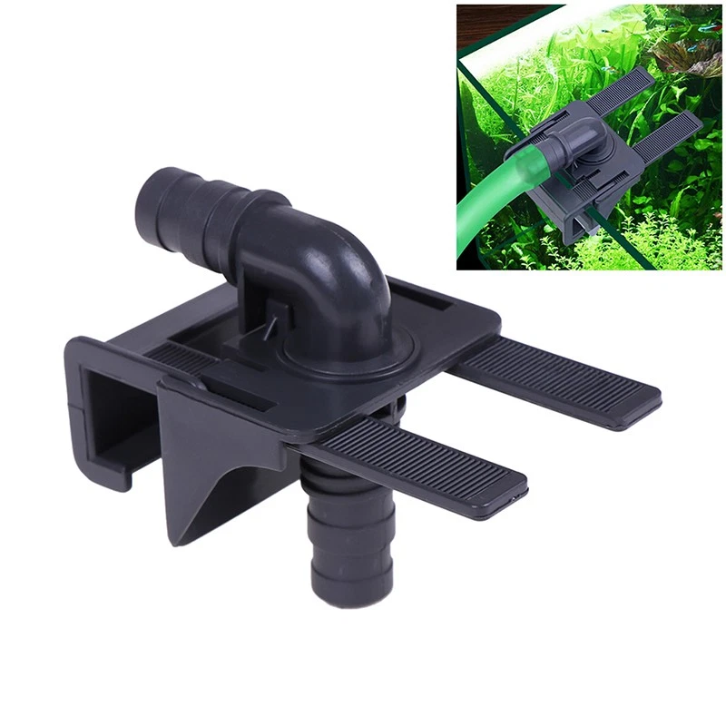 Aquarium Water Pipe Connector Fish Tank Mount Holder Inflow Outflow Stretchay3