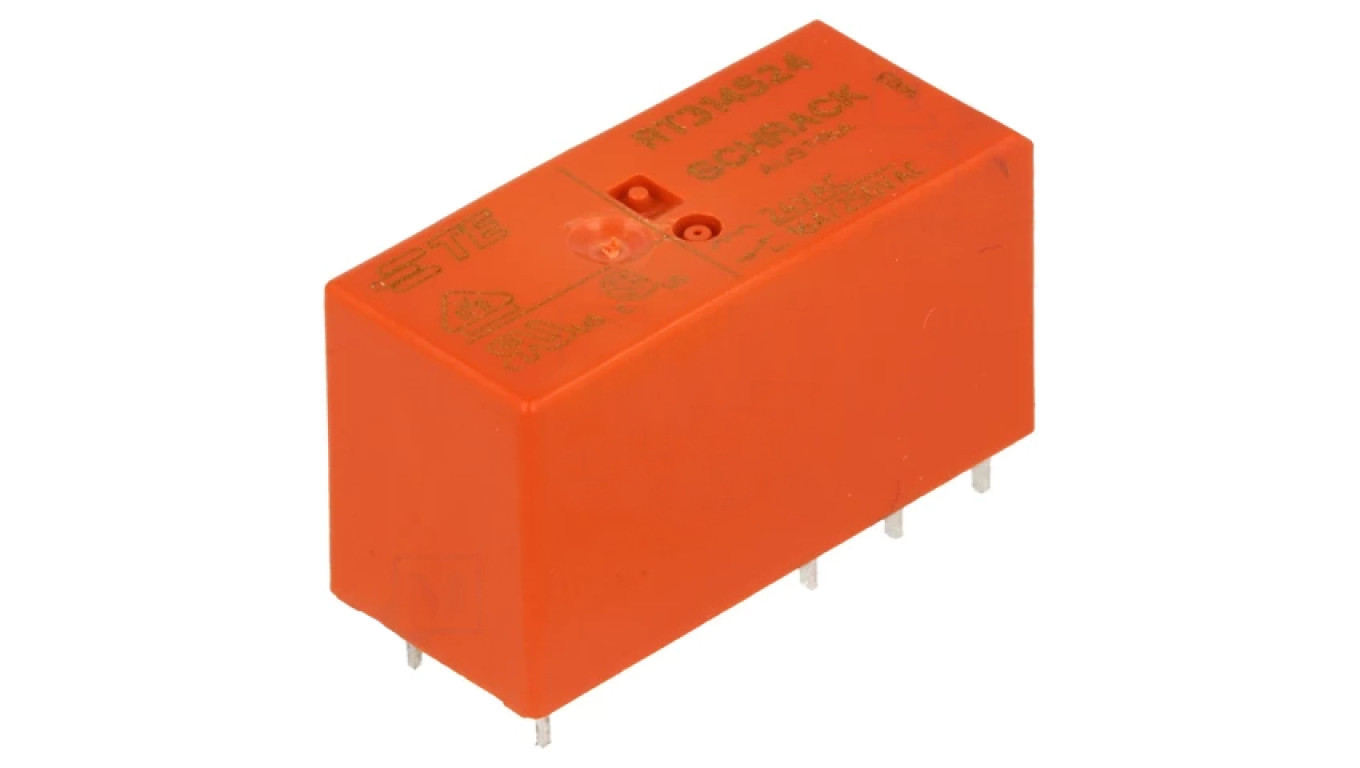 Electromagnetic Relay SPDT 24VAC 16A 250VAC 0-1393240-4 /T2UK