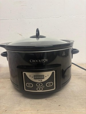 Crock-Pot SCCPRC507B-050 Schongarer Slow Cooker 4,7 L Warmhaltefunktion schwarz