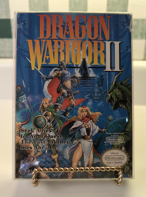 Dragon Warrior II 2 (Nintendo Entertainment) NES With Original Box/Manual