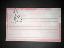 2013 REDS: Neftali Soto, SIGNED 3x5 Card