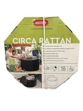 Keter 17202694 Circa 143 Liter Storage Box, 67x67x43.5 cm, charcoal