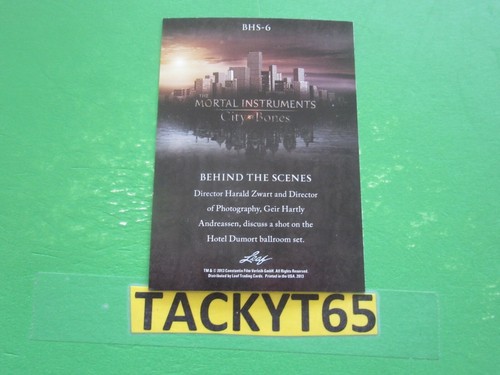 THE MORTAL INSTRUMENTS CITY OF BONES 2013 SINGLE BEHIND THE SCENES NEW CHOOSE - Picture 3 of 36