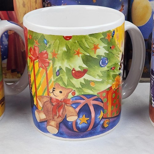 Cypress Point Trading Santa's Night Out Mug Set of 4 - 8 oz, New in Box, 1995 - Picture 6 of 16