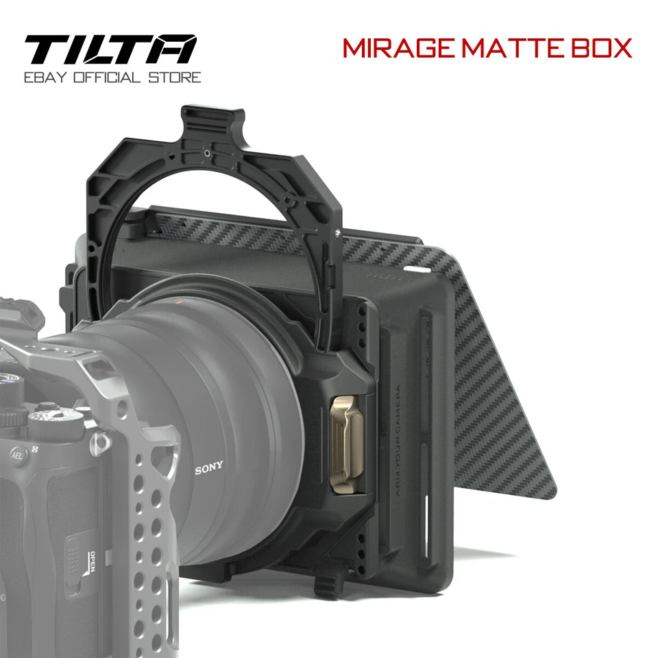 Tilta Mirage Matte Box Clamp-on WITH 67mm/72mm/77mm/82mm Adapter Rings