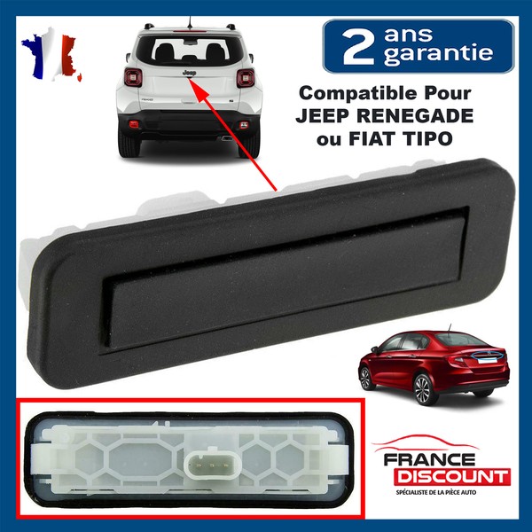 Partsline Kontakt Griff Heckklappe KofferraumöFfnung Jeep Renegade Schwarz-image