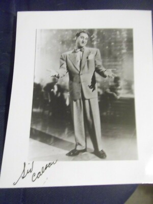 Grease Airport 1975 Its A Mad Mad Mad World SID CAESAR handsigniertes Foto