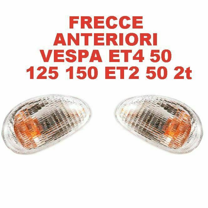 Kit completo frecce anteriori trasparenti Vespa ET4 125 2003 2004