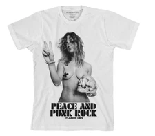 The Flaming Lips Peace & Punk Rock Girl T-shirt Cotton Tee S-235XL