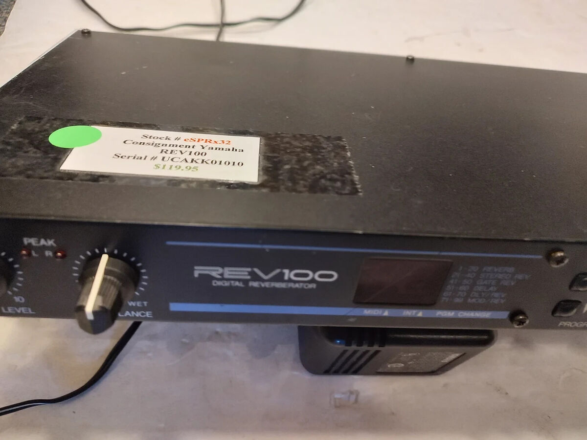 Used Yamaha REV100 Digital Reverberator | eBay Used Yamaha REV100 Digital Reverberator | eBay