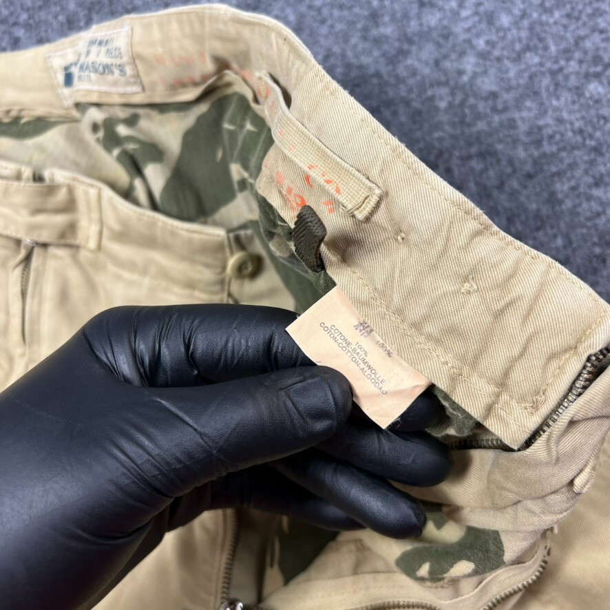 Paratrooper Pants Mens 34x33 Military Full Zip Camo Lined