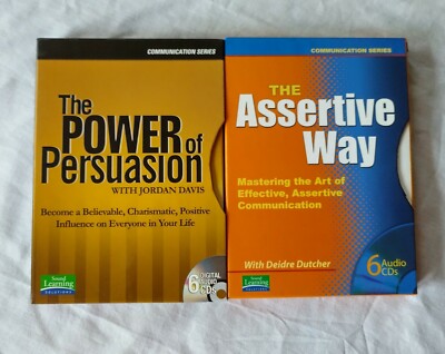 2 Communication Series Audio CD Sets The Power of Persuasion The Assertive Way