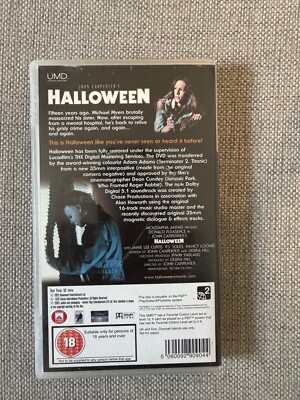 UMD Movie: John Carpenter's Halloween RARE (Sony Playstation