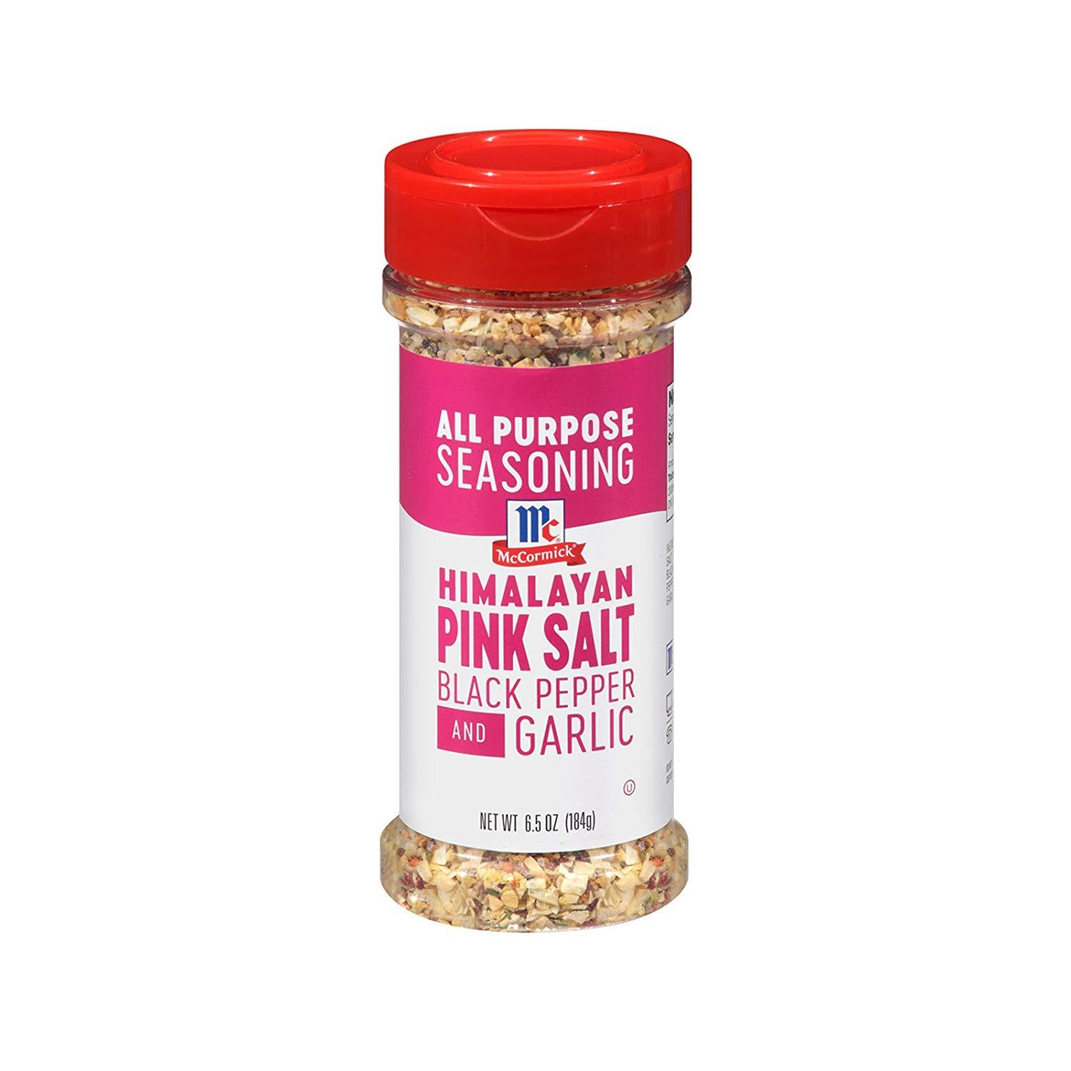 McCormick+Himalayan+Pink+Salt+Black+Pepper+Garlic+All+Purpose+Seasoning+6.5+oz for sale online