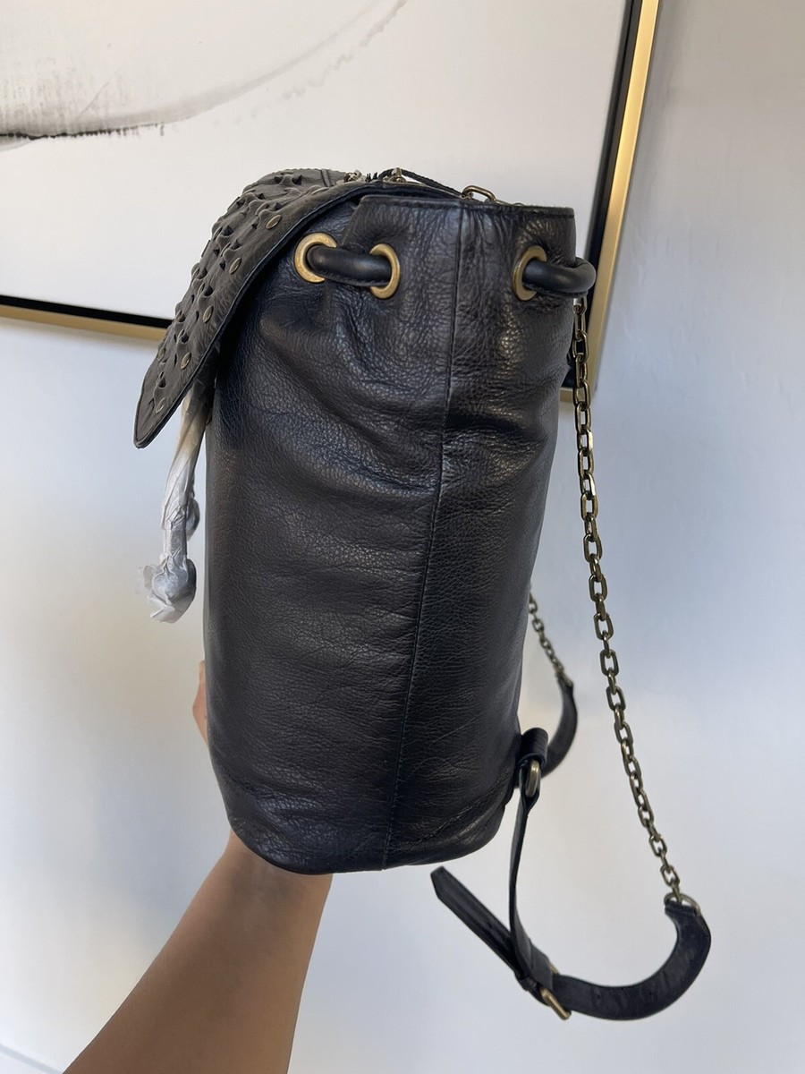 FRYE Jade Studded Boho Chain Leather Bag/Backpack | eBay display picture 2
