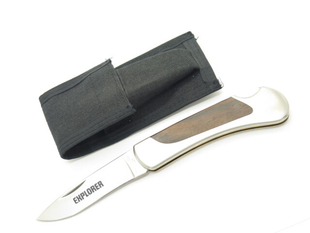 Vintage 1980s 11-327 Explorer Seizo Imai Seki Japan 5" Stainless Lockback Knife