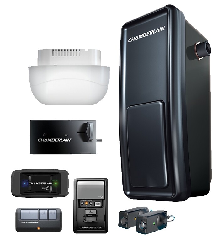 Chamberlain RJO20 Direct Drive Wall Mounted Space Saving Garage Door