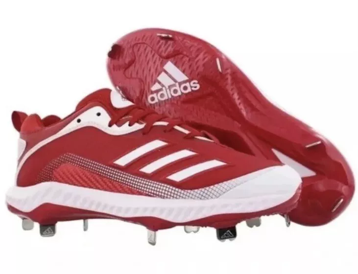 red adidas cleats baseball