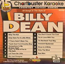 90250 BILLY DEAN   CHARTBUSTER KARAOKE CDG LOT VA