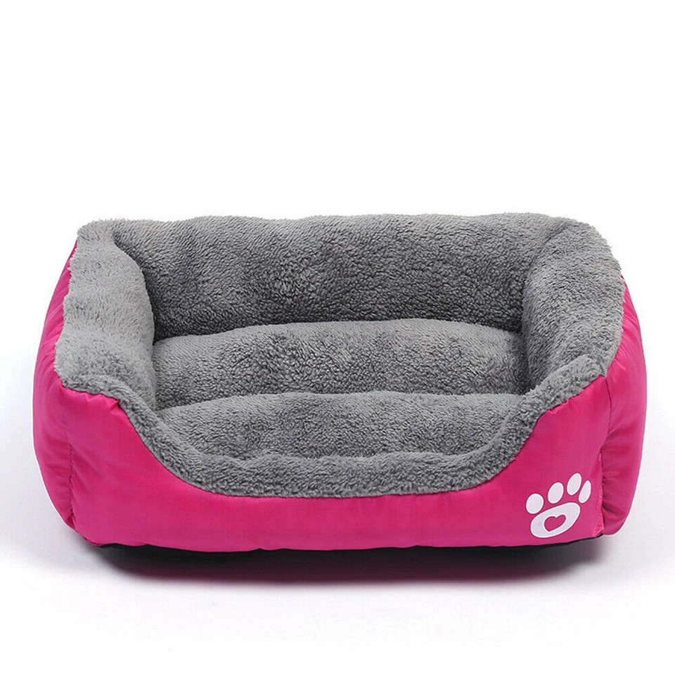 Small Pet Dog Cat Bed Puppy Cushion House Soft Warm Kennel Mat Pad Washable - Image 3 of 4