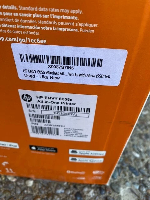 HP ENVY 6055e Wireless Color Inkjet Printer, All-In-One, Print, Scan, Copy - Image 4 of 4