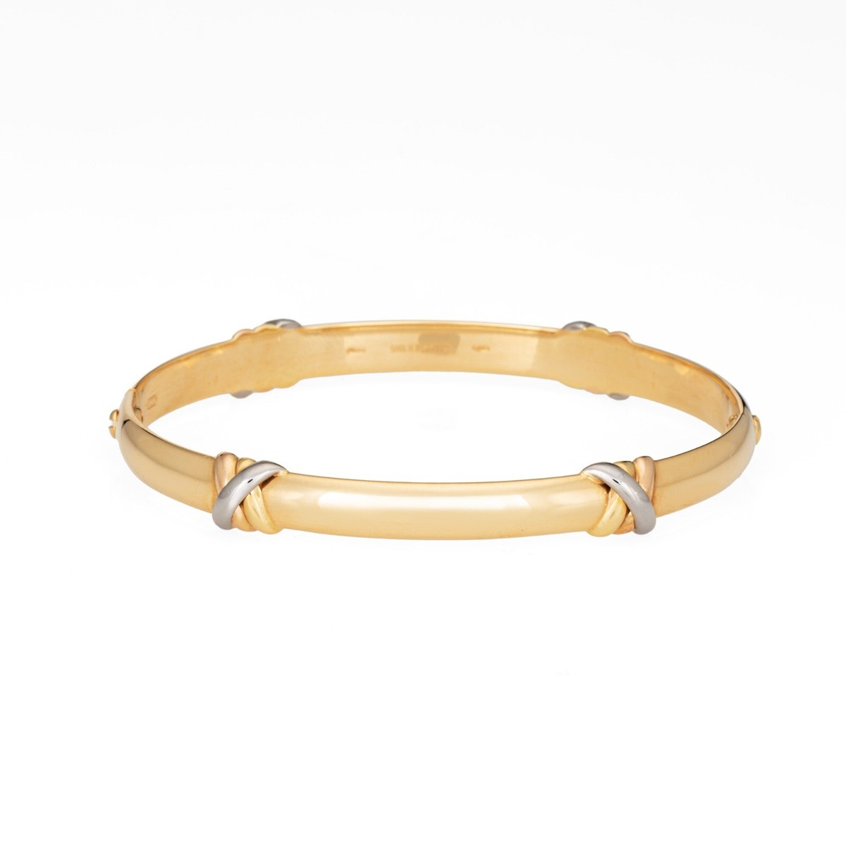Cartier ゴールド バングル 17# カルティエ ジュストアンクル #17 バングル 18金 K18イエロー