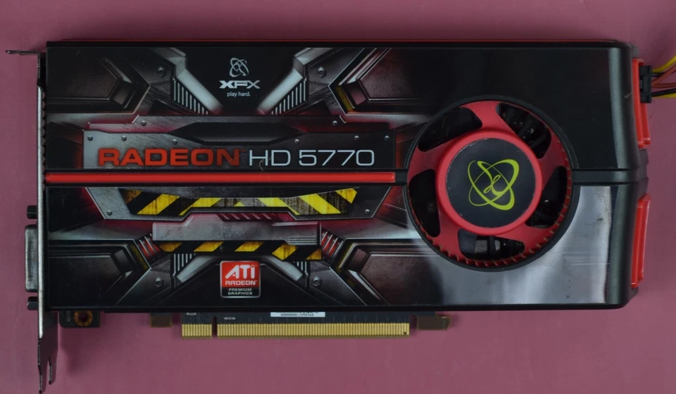 XFX ATI Radeon HD 5770 1GB DDR5 PCI Express Graphics Card (HD-577A-ZNFR) - Image 2 of 4