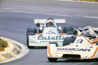 Roberto Marazzi, Chevron B35 BMW March 762 BMW F2 1976 OLD Motor Racing Photo