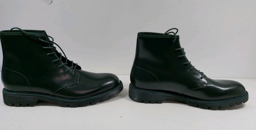 Fenton Box Leather Combat Boot Size 