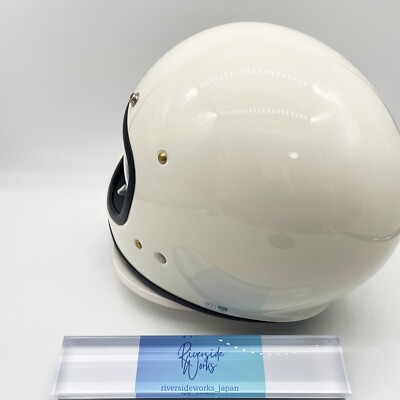 SHOEI EX-ZERO White Motorcycle Full Face Helmet Size L 59cm From
