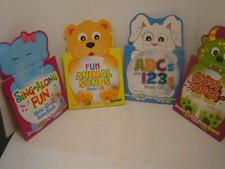 Set of 4 Sing-Along Fun Music CD and Song Book
