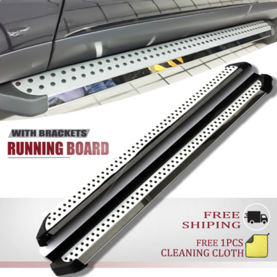 Running Boards fit Audi Q7 2017-2024 Side Step Nerf Bars Protector w/brackets