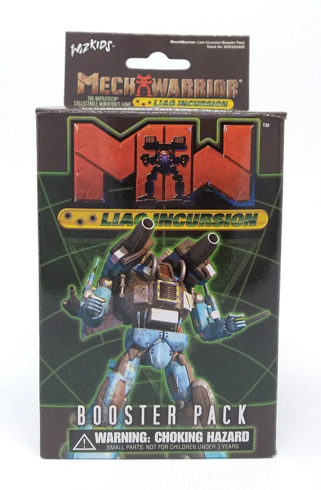 MechWarrior: Liao Incursion Booster Lote - 10 PAQUETES SELLADOS WIZKIDS Foto 2 de 4