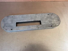 Vintage CRAFTSMAN Table Saw Throat Plate 13 3/8 x 3 3/4" Cat. No. 1452