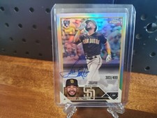 2023 Topps Chrome - Rookie Autographs Refractor #RA-LL Luis Liberato /499 AU
