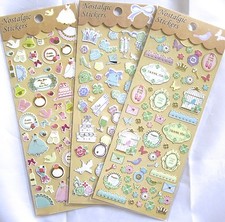 Shanle Nostalgic Happy Wedding OR Thank You Sticker Sheet Your Choice 