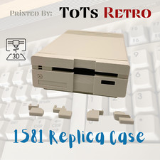 Commodore 1581 replica custodia stampata in 3d per computer Commodore c64 o c128 CBM