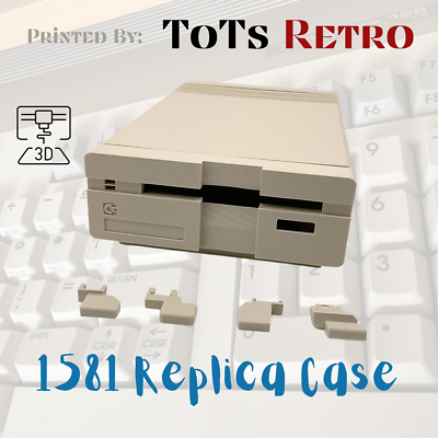 Commodore 1581 Replica Case 3d Printed For Commodore c64 or c128