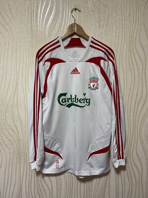 2007 XO adidas リヴァプール vtg ユニフォーム アディダス LIVERPOOL 2007 2008 AWAY SHIRT JERSEY LONG SLEEVE ADIDAS 694712 sz