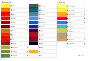 Pebeo Colour Chart