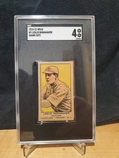 1919-21 W514 LESLIE NUNMAKER #7 Cleveland Indians SGC 4 (32 Listed) Pop 9