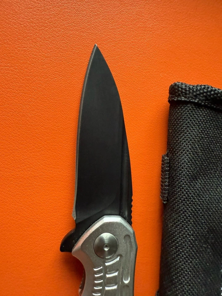 Hojas Brous - Bionic 2.0 - #0147 de 1000 - Hoja de acero para herramienta D2 - Aluminio. Mango Foto 3 de 4