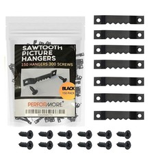 PERFORMORE Sawtooth Picture Hangers, 150 Pack Picture Frame Hanging Hardware,...