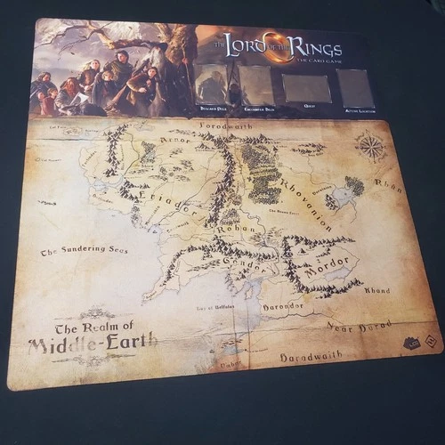 Lord of the Rings LCG: Fellowship 1-4 Player Mat (Board Game Playmat) gamemat