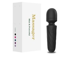 Handheld Personal Mini Massager Tool Waterproof, USB Rechargeable, 10 Vibration