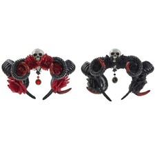 Sheep Horn Headband Devil Horns Headband Halloween Horn Skull Headband