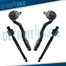 Front Inner Outer Tie Rod End Links Assembly For Bmw 2007-2013 X5 2008-2014 X6