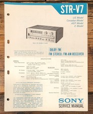 Sony STR-V7 Receiver Service Manual *Original...