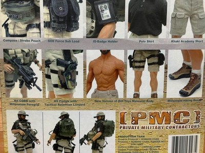 Hot toys 1/6 PMC 民間軍事会社 フィギュア Hot Toys 1/6 PMC Private Military Contractor Figure with Box Rare